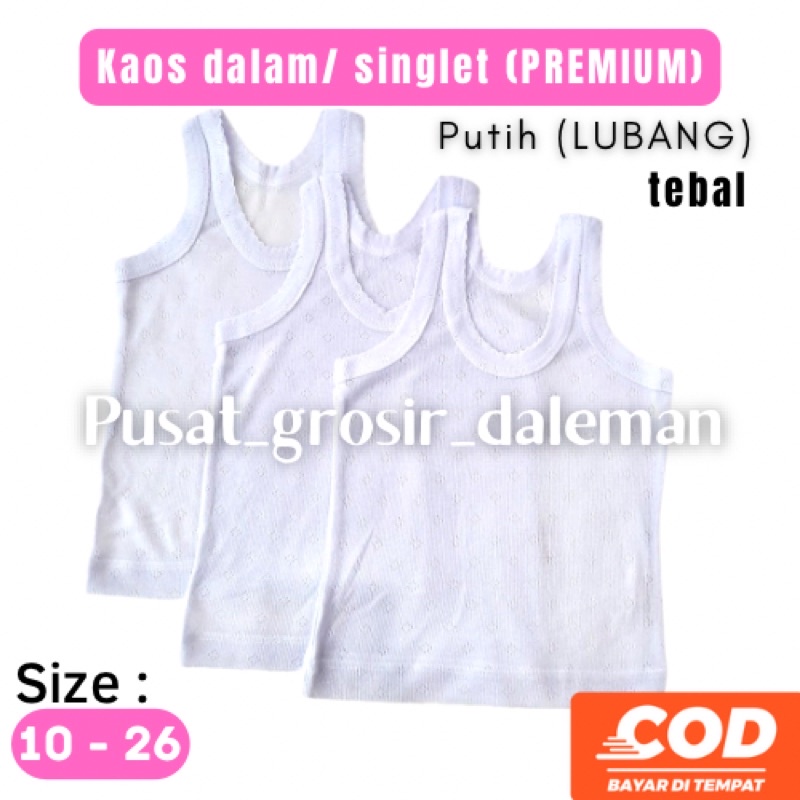 [GROSIR] MARINA Singlet kaos dalam anak / remaja / dewasa lubang premium cewek / cowok
