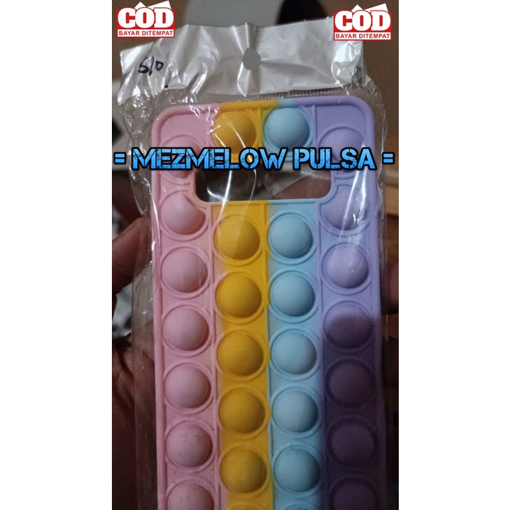 Silicone Casing Case Lembut Soft Case POP IT Rainbow Case SAMSUNG S10 BIASA