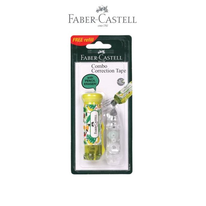 

Faber Castell Combo Correction Tape Yellow Sloth + 1 Refill