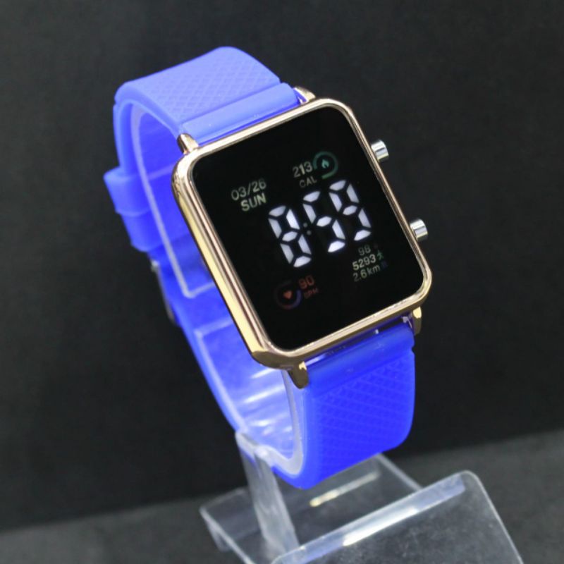 NEW JAM TANGAN WANITA CEWEK LED DIGITAL WATCH ELECTRO TALI SILICONE RUBBER TOP QUALITY JSS 3498