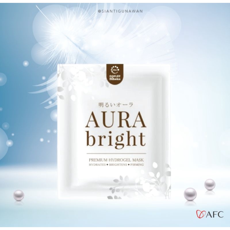 MASKER WAJAH AURA BRIGHT MASK ORIGINAL 100%