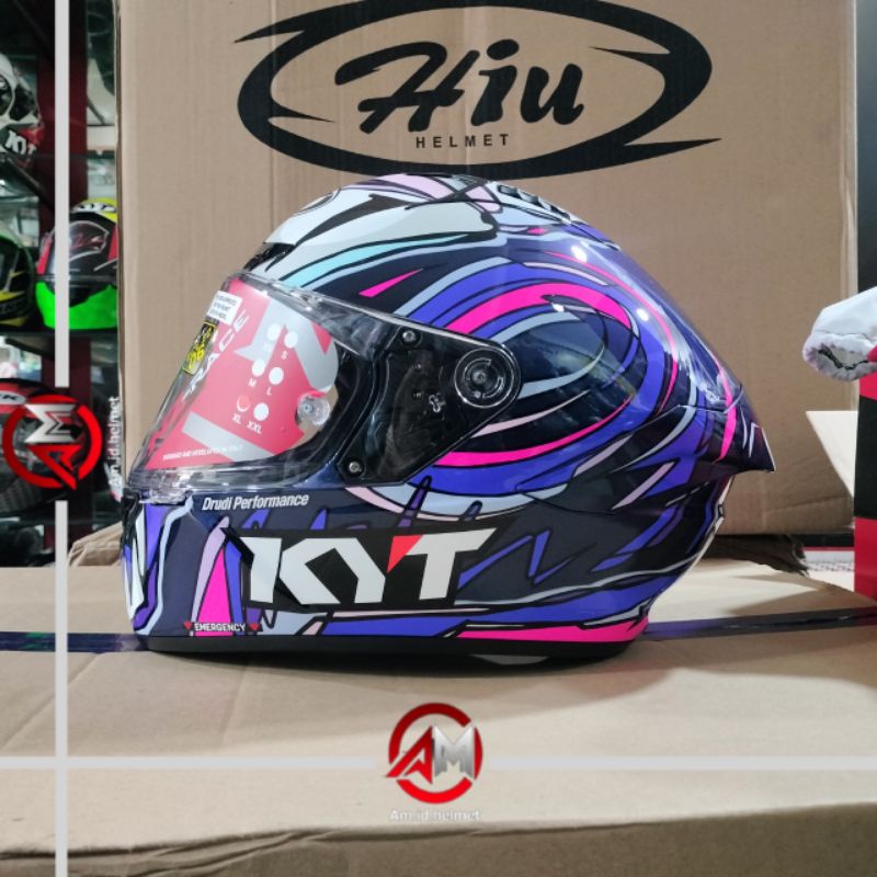 Jual HELM KYT NZ RACE BASTIANINI 2022 KYT HELM NZ RACE DARK SMOKE