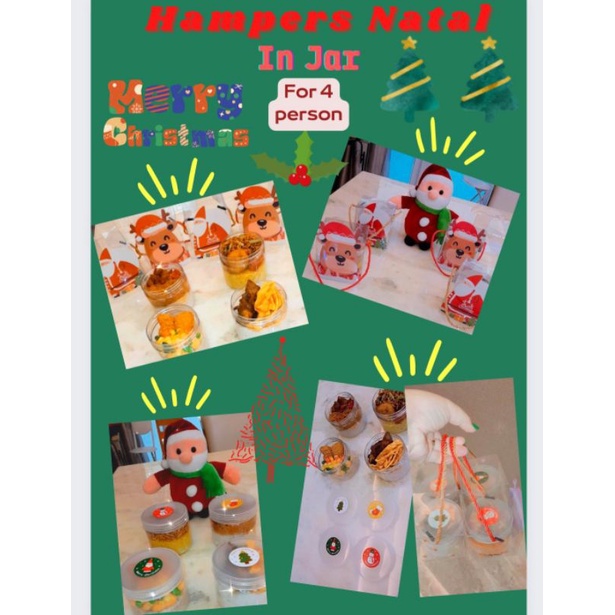

Parcel Natal or Sincia 1 set Nasi liwet Nasi uduk Nasi kuning Nasi brown