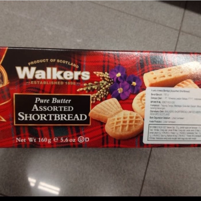 

Walkers assorted shortbread 160gr