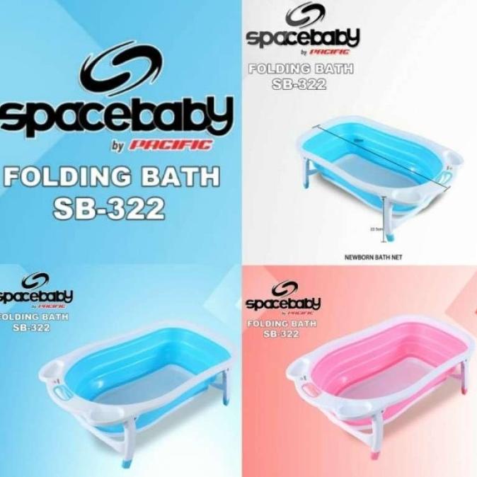 100% ASLI BAK MANDI LIPAT BAYI SPACE BABY SB 322 SB-322 (SK) TERLARIS RER5451RR