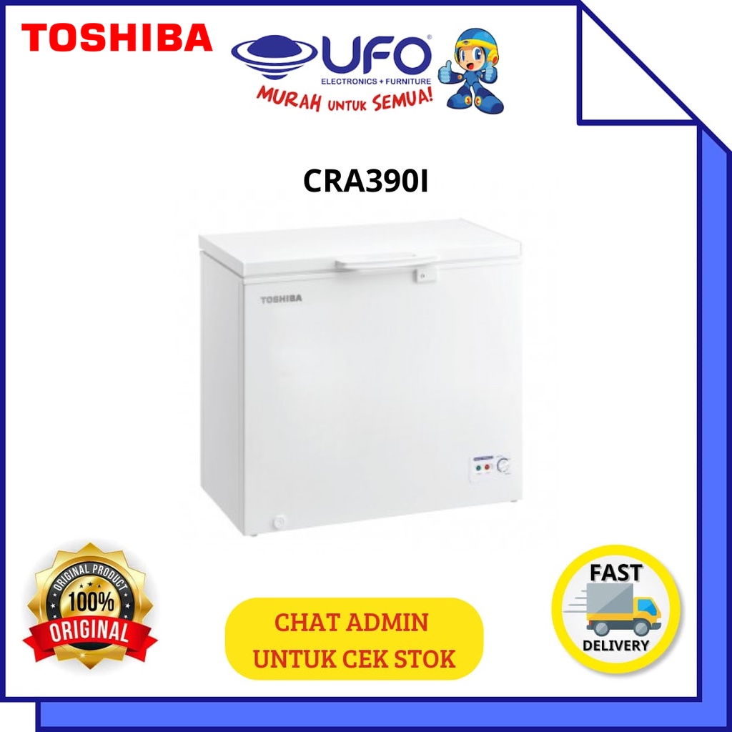 TOSHIBA CHEST FREEZER 300 LITER CRA390I