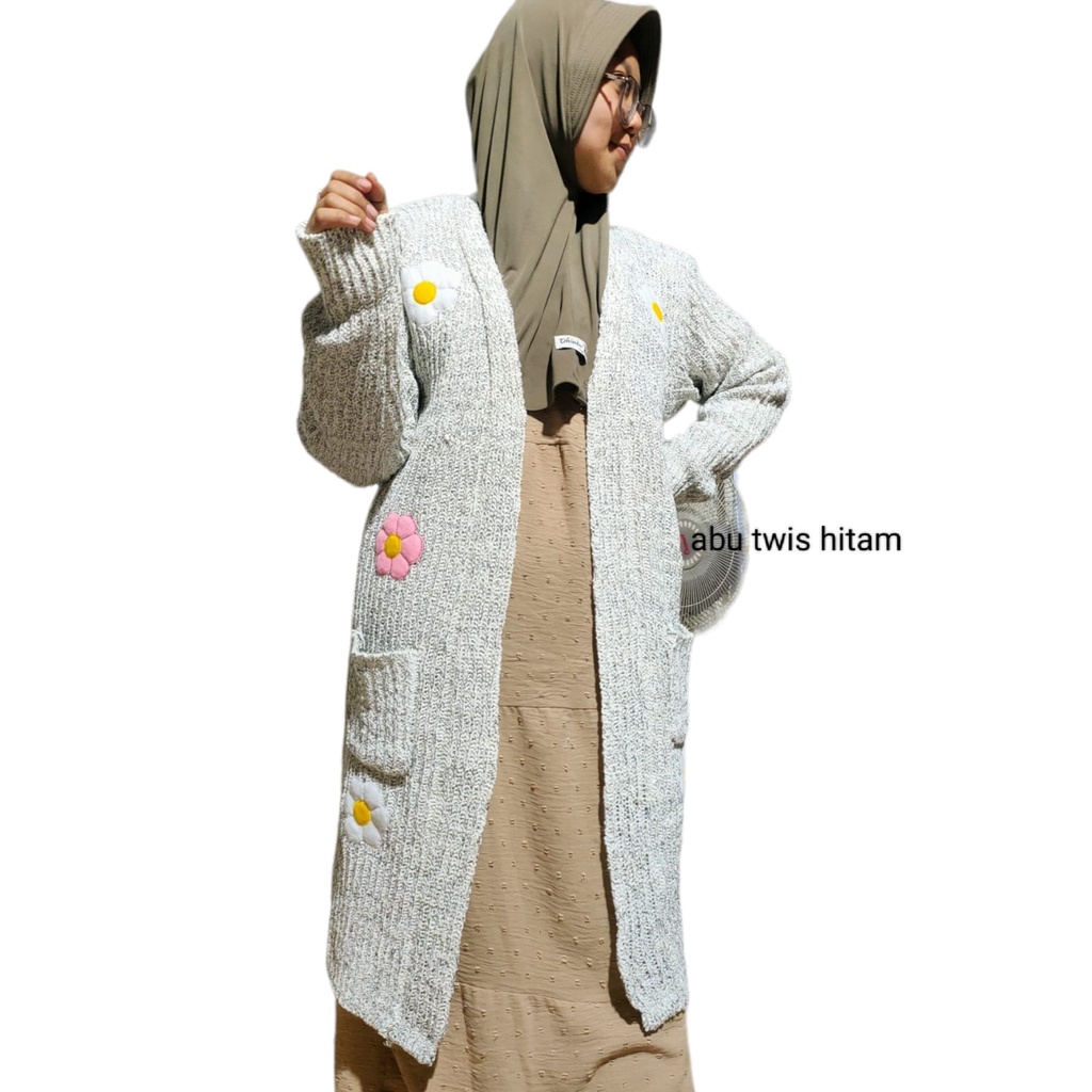 longcardigan.bordir.bunga.baju.premium (3GET TEBAL)