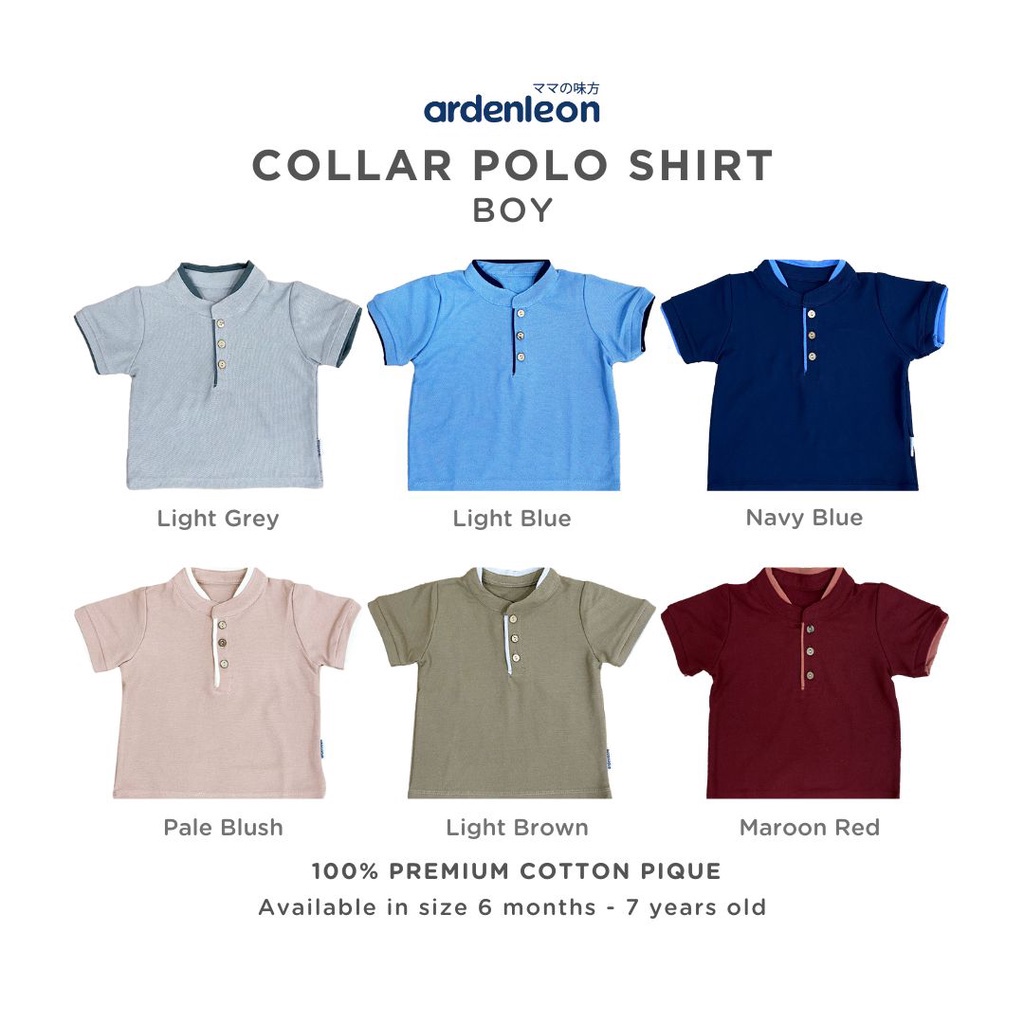 Ardenleon Collar Polo Shirt / Kemeja anak