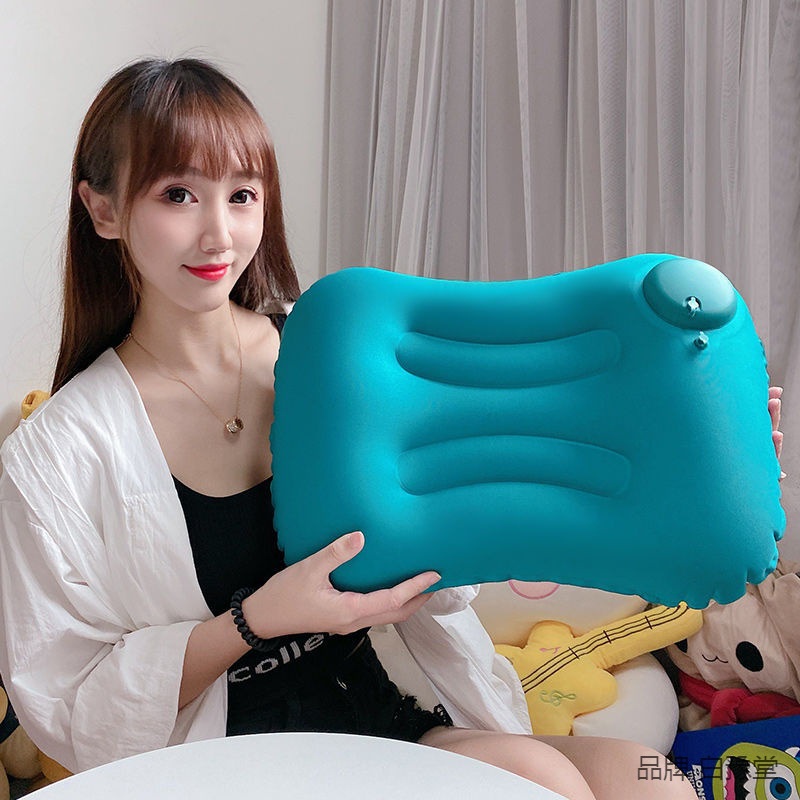 Bantal Angin Nyaman dan Empuk Cocok dibawa Travel/Inflatable Travel Pillow - YOSINOGAWA