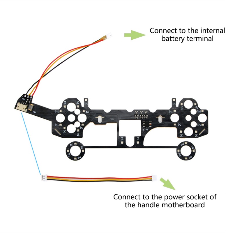 Btsg Cocok Untuk, Tombol Wajah Miniatur D-pad Berlampu (dtf) Kit LED Hias