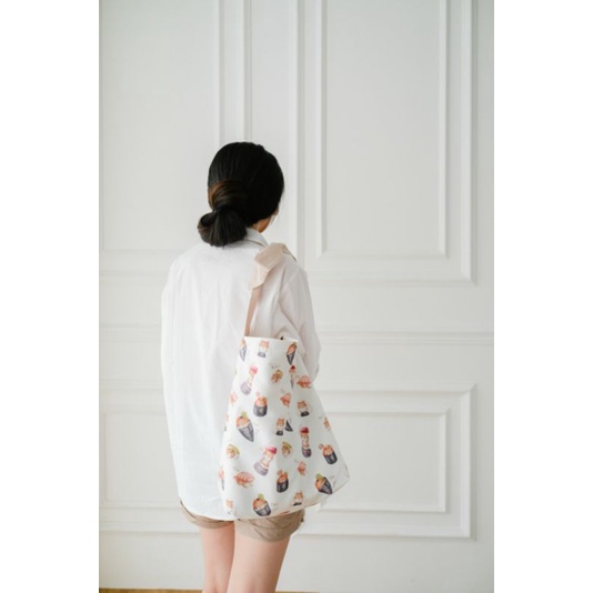 tas jisoo bahan kanvas tebal little fairyn