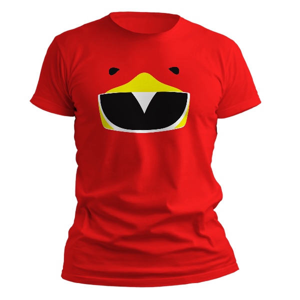 Kaos Red Hawk Face Choujin Sentai Jetman