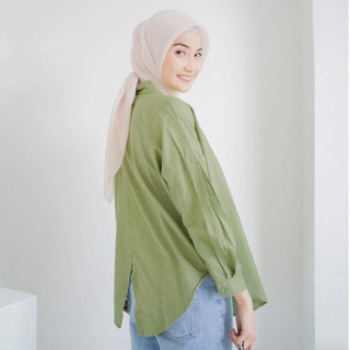 Sita Kemeja Wanita Linen Oversize