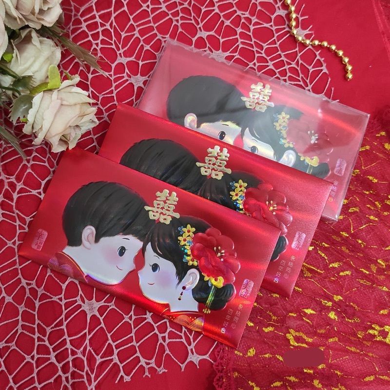 

Angpao nikah/ amplop wedding/ angpau sangjit/ ampao pengantin hologram