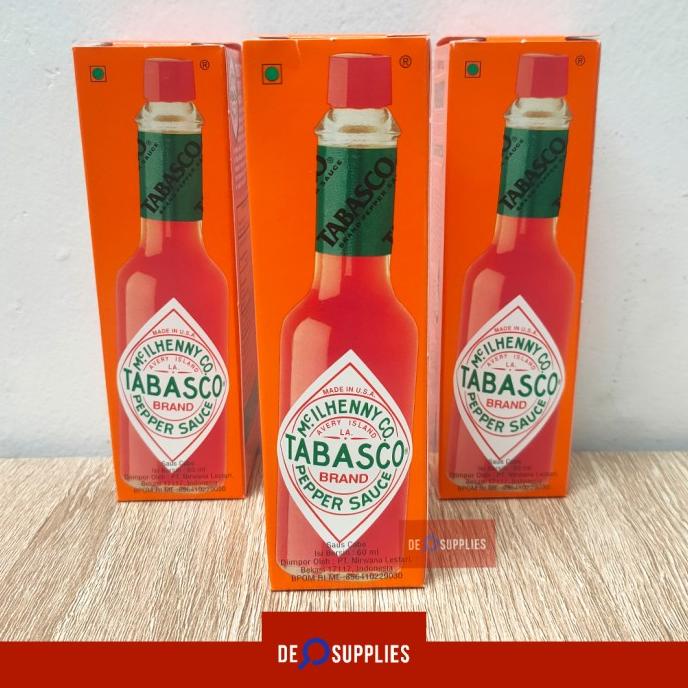 

Tabasco Red Pepper Sauce 60ml - Saus Cabe Tobasco Steak USA