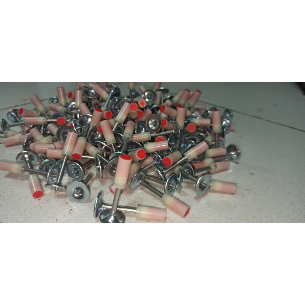 PAKU TEMBAK REFIL  200 PCS  Stampset Paku Washer Besar RingPaku  RAMSET BOSET