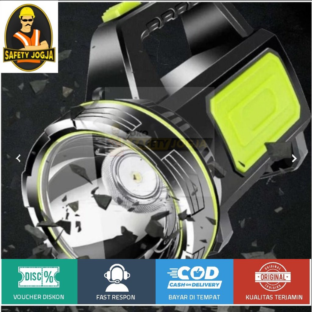 Senter TaffLED ZanCaKa LED Super Bright Rechargeable 10W 13500 Lumens