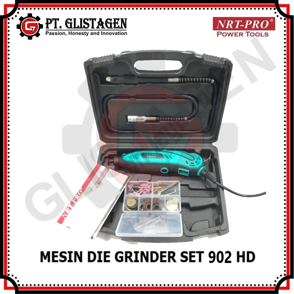 NRT-PRO 902HD Mini Die Grinder Set 40 Pcs - Tuner Gerinda Bor Mini