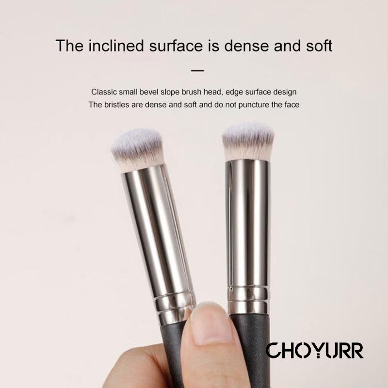 【COD】Concealer Brush Round Head Blemish Blush On Brush Powder Foundation Portable Make Up Tool Travel Portable Brush Untuk Makeup Kosmetik-CH