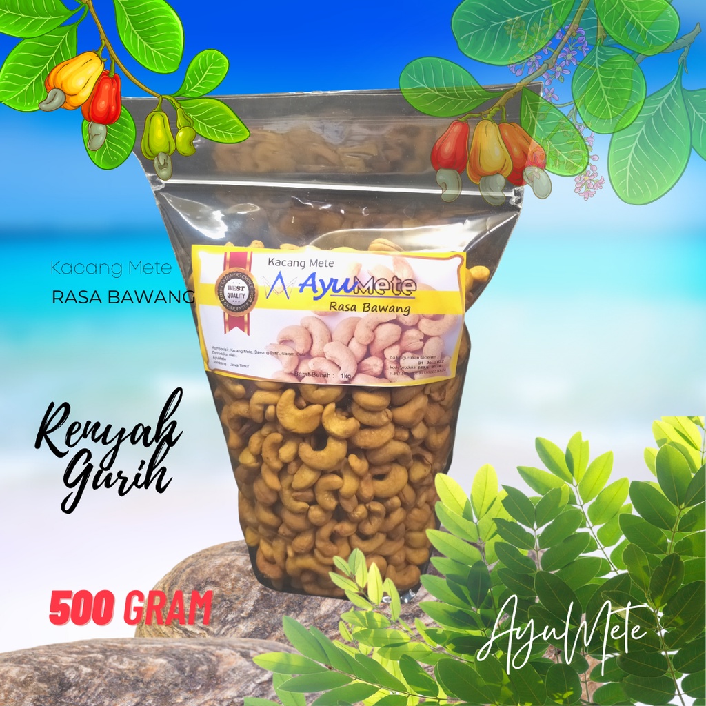 

Kacang Mede Goreng Renyah Gurih 500 Gram Selalu Baru