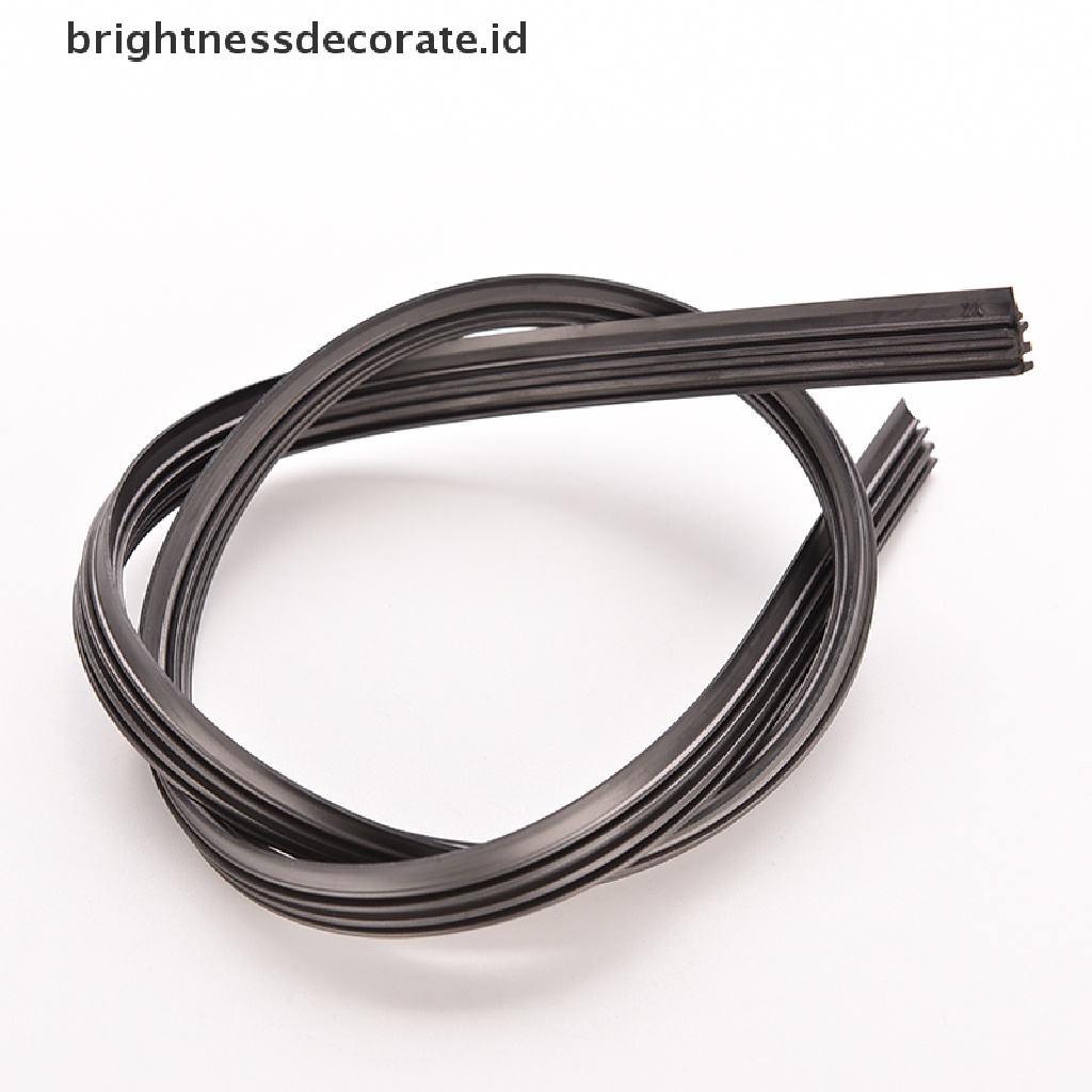 [Birth] 1x Auto Mobil Bis Kaca Depan Frameless Karet Wiper Blade Refill 24 &quot;6mm Universal Double Auto Kaca Depan Mobil Bis Frameless Karet Wiper Blade Refill 24 &quot;6mm Loyang Sekat 1Pcs 24 &quot;6mm C