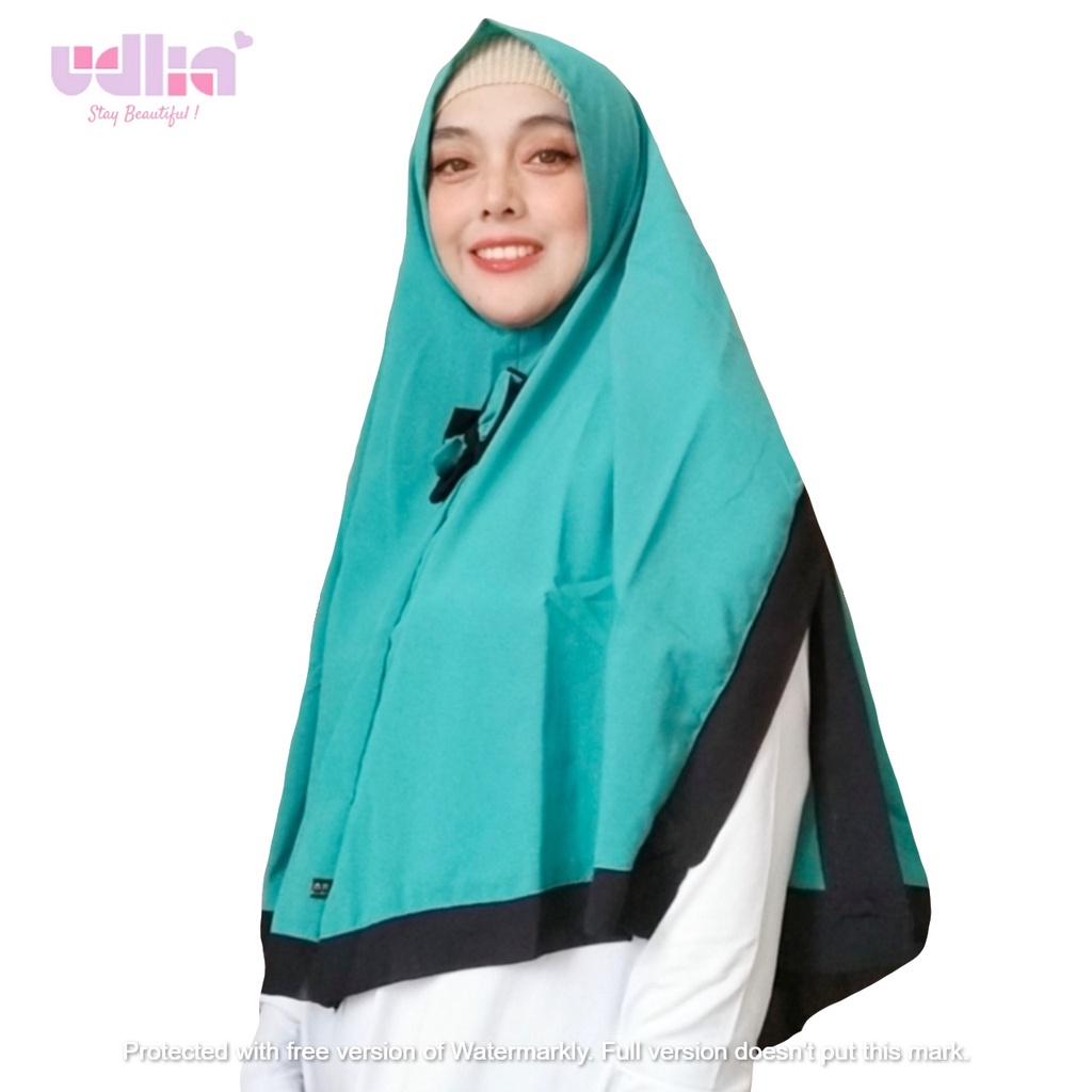 Udlia Khimar Bergo Pita Tosca List XL