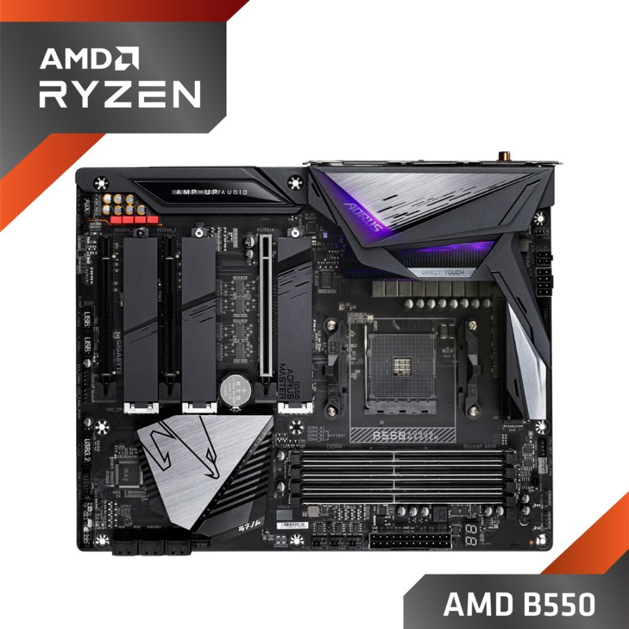 Mainboard GIGABYTE B550 AORUS MASTER (Socket AM4)