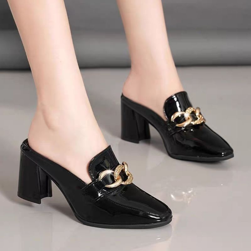 Zufar - Sepatu Wanita Slip On Zoyanda / Hak Tahu Wanita