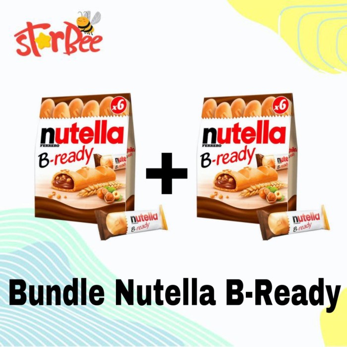 Bundle Nutella B-Ready Isi 6 / Nutella B Ready / Nutella / B- ready