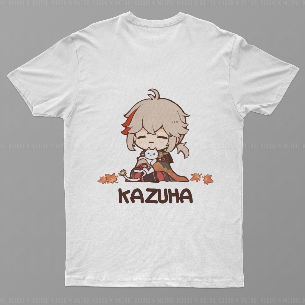 Tshirt Kazuha Chibi Anime Gaming Genshin Impact Premium Unisex