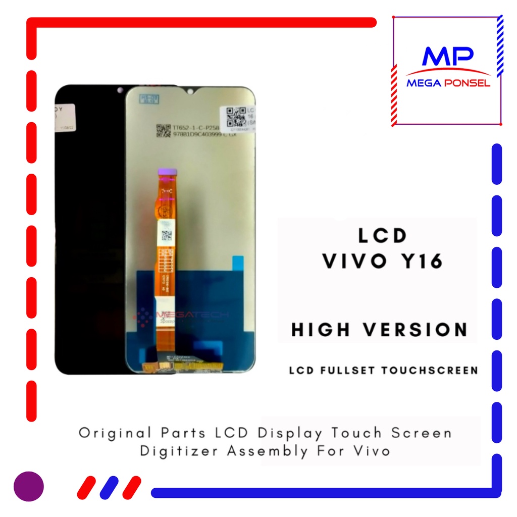 LCD Vivo Y16 / Y21 / Y21 2020 Fullset Touchscreen - ORI