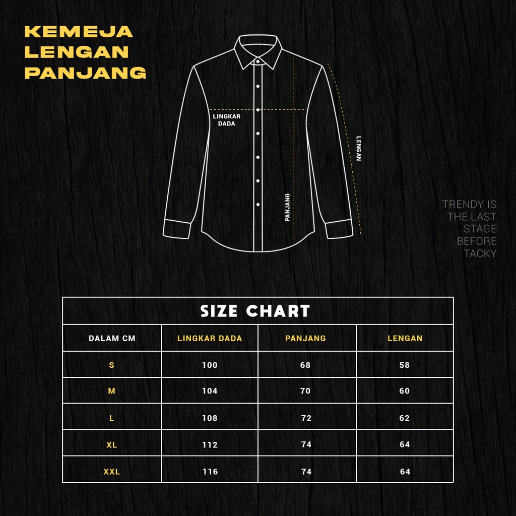 HIPNOP MOSCO Kubus Kemeja Polos Pria Lengan Panjang Formal