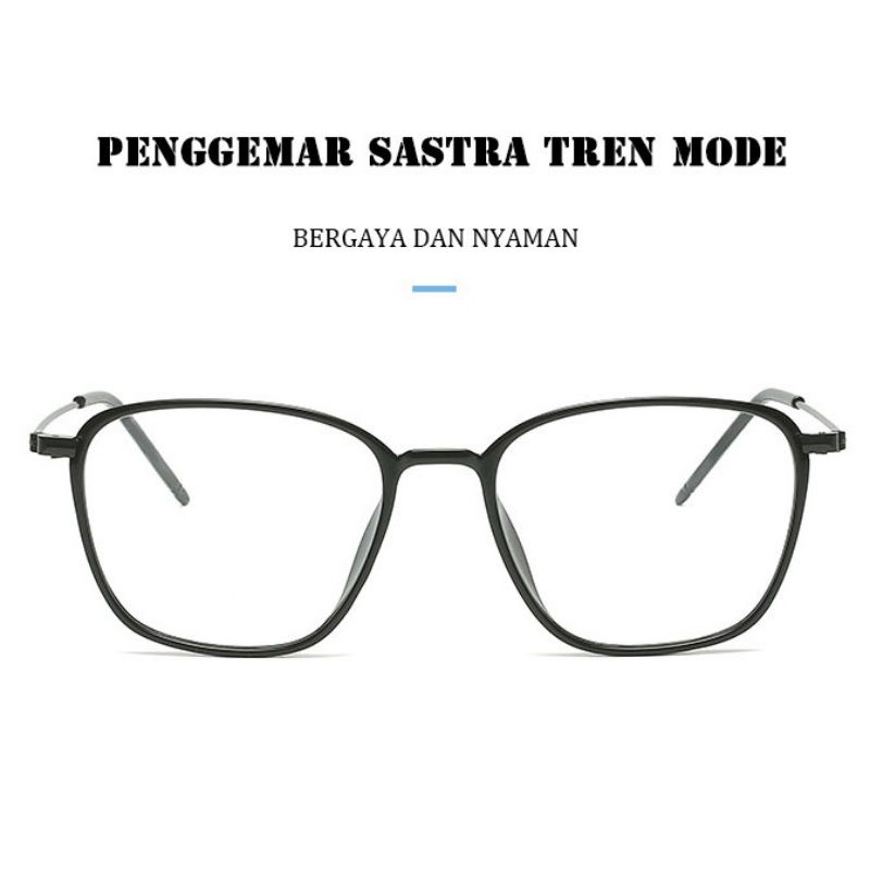 KACAMATA PHOTOCROMIC LENSA ANTI RADIASI BLUECROMIC FRAME UNISEKS