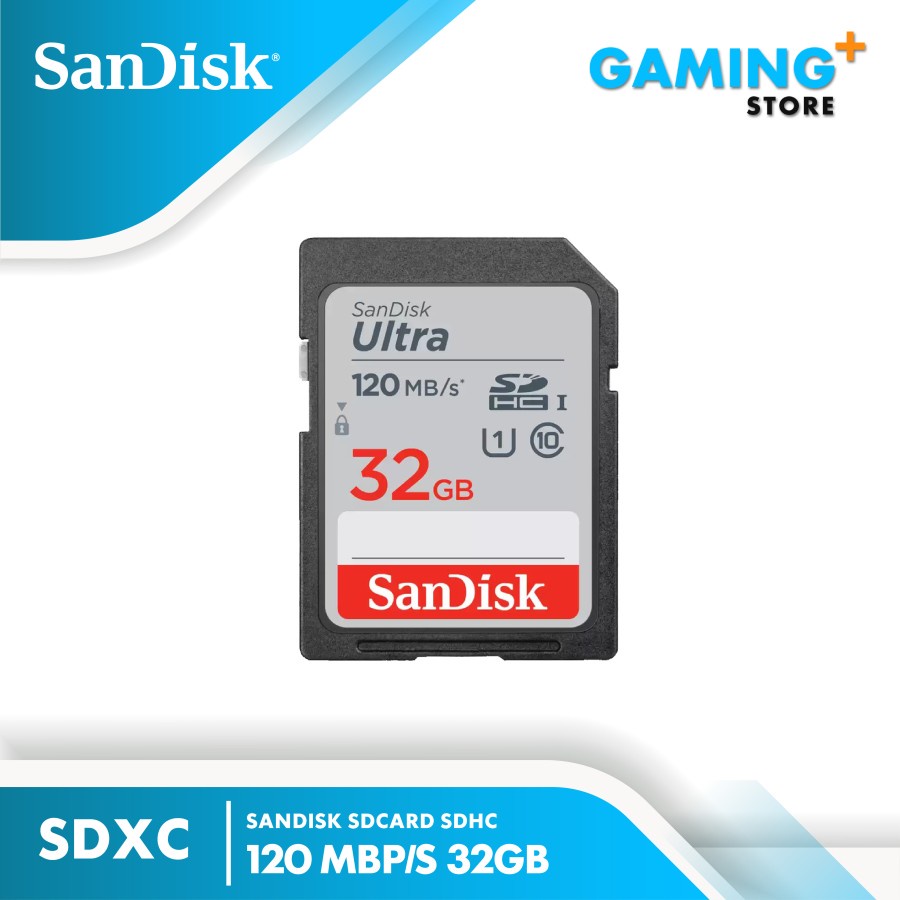 Sandisk SD CARD 32GB 120mb/s - SDCARD SDHC 32 GB 120 mbps