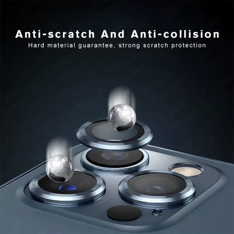 1set Metallic Lens Protect Glass Camera iPhone 13/ 13 Mini Anti Gores Kamera iPhone