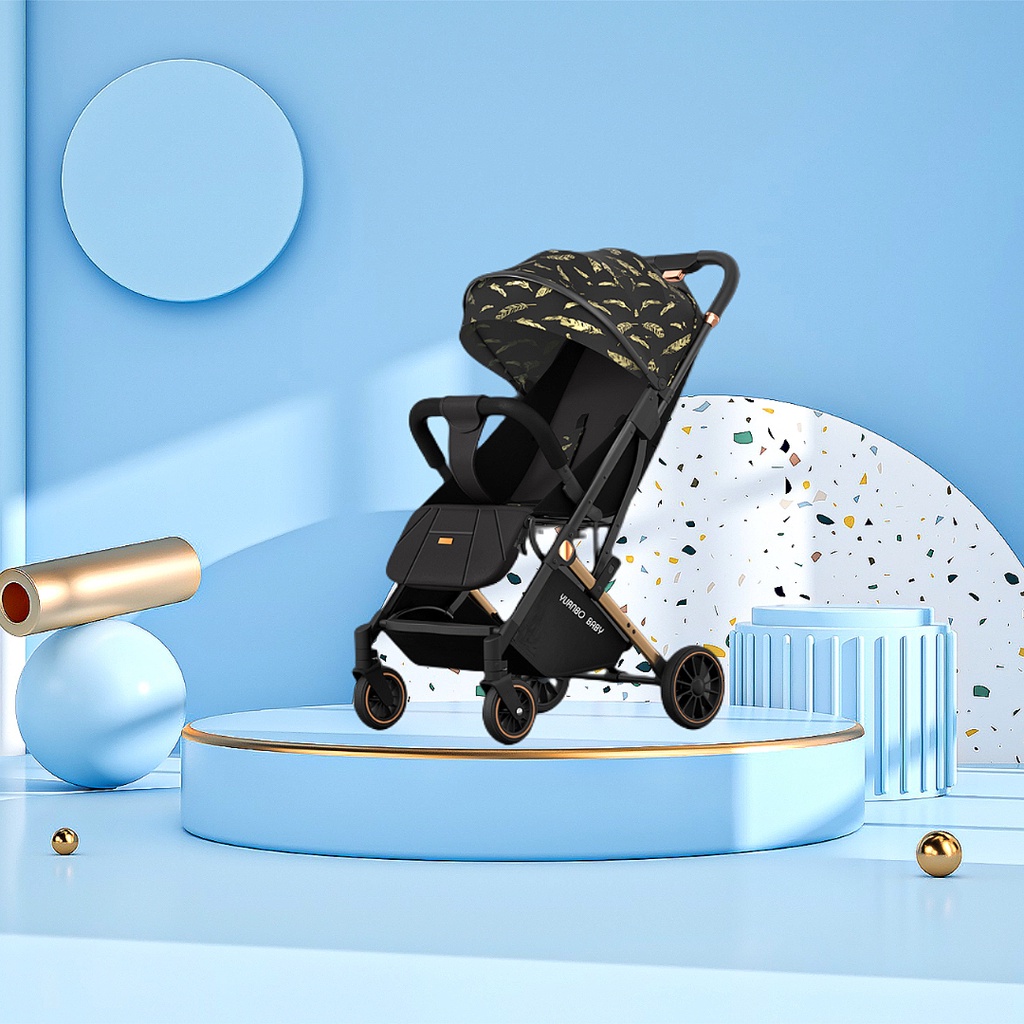 Stroller YUANBOBABAY 310 Bayi Autofold Cabin Size sangat ringan Stroller