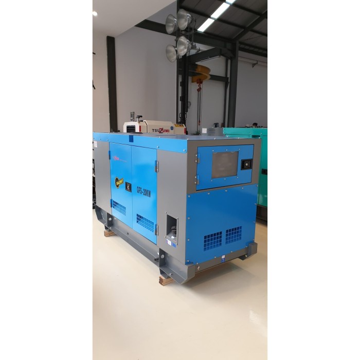 Silent diesel genset 20 - 25 kva 20kva 25kva Tsuzumi japan heavy duty