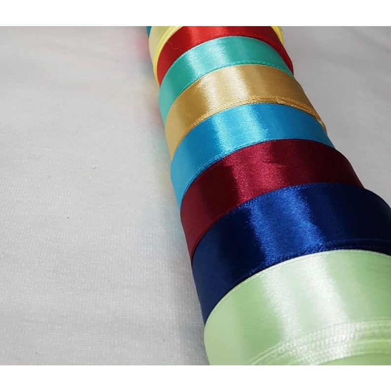 

1 Meter Pita Satin 1 inch 2,5cm Per Roll Pita Kado