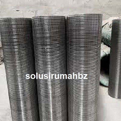 LOKET SS 1/4 TEBAL 08MM LEBAR 1M STAINLESS MESH 6MM LAS LASAN - permeter lari