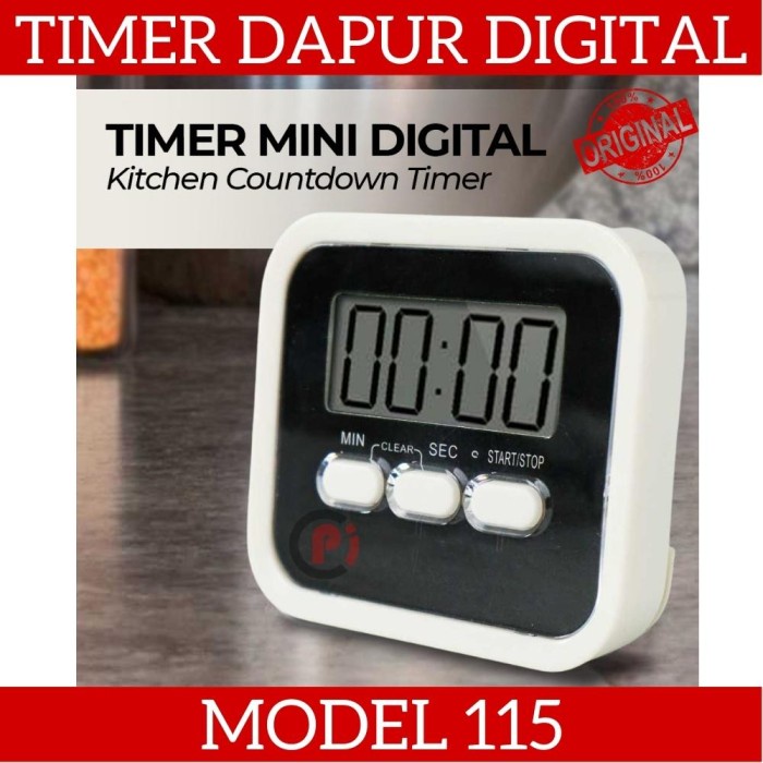 Timer Mini Counter Digital Dapur Untuk Masak Countdown Timer Model 115