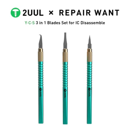 2UUL Repair Want DA12 YCS 3 in 1 Blades Set for IC Disassemble