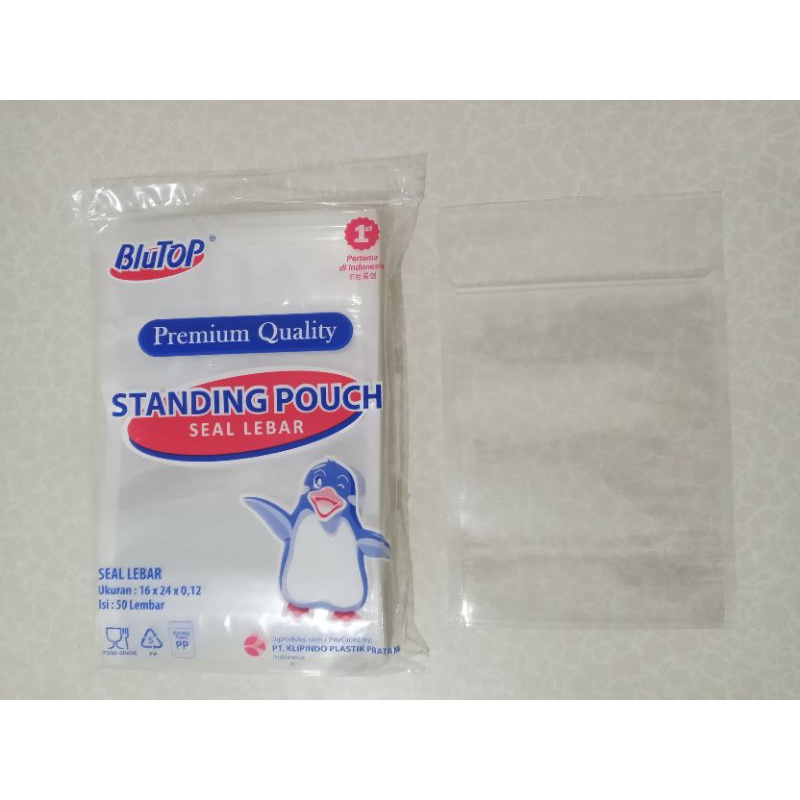 Standing pouch BLUTOP 9x15 10x17 12x20 14x22 16x24