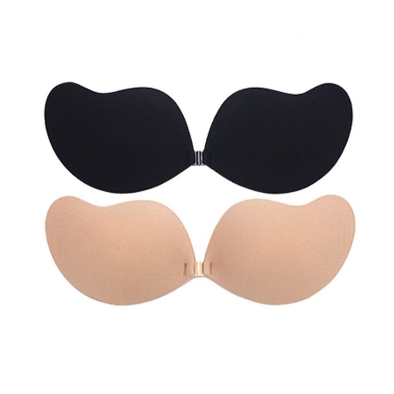 FINETOO FT56 Backless Push Up Angel Bra Tempel BH Seamless Silikon Invisible Tanpa Kawat