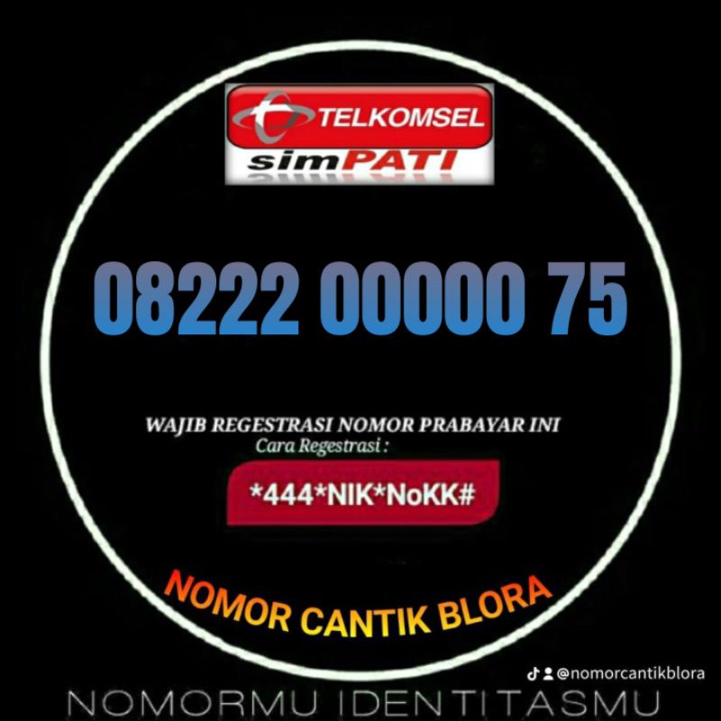 Nomor cantik SIMPATI nocan no cantik nomer kartu perdana telkomsel simpati 22 222 200 2200 22200 200
