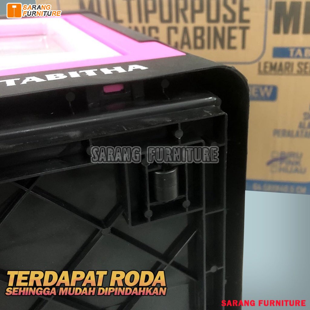 CONTAINER BOX Multipurpose Folding Cabinet LEMARI LIPAT PLASTIK TABITHA JUMBO Tabitha MPFC Container Box JUMBO 60L