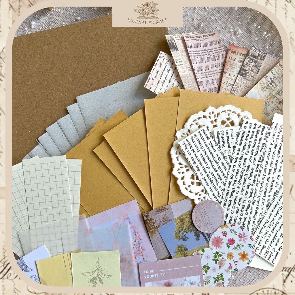 

RK Scrapbook Album Kit Journaling Scrapbooking Kado Aesthetic