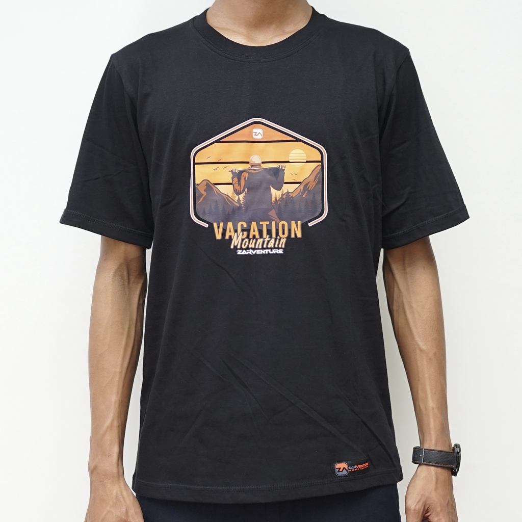 kaos tshirt tema adventure hiking zarventure 1011