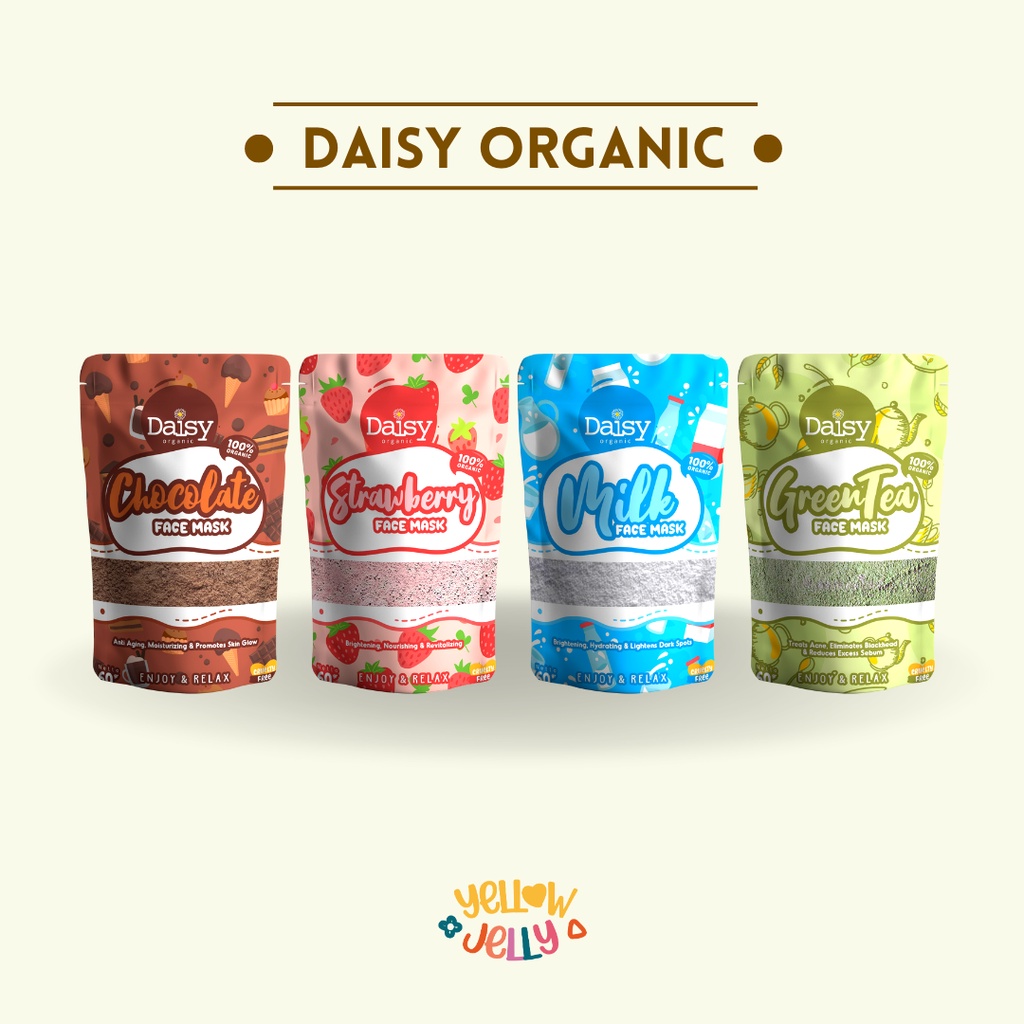 (Buy 1 get 1) Daisy Organic 60gram dan 20gram