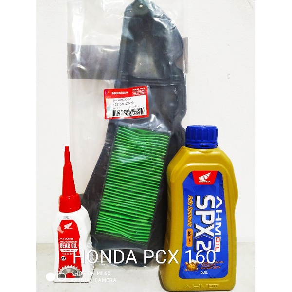 PAKET OLI SPX2 800 ML + AHM GEAR 120 ML + F UDARA PCX 160 / VARIO 160