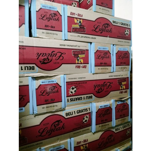

promo beli 10+5kopi luwak hitam+gula 1karton